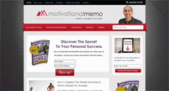 Desktop Screenshot of motivationalmemo.com
